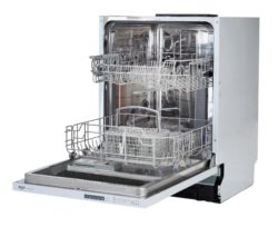 Bush - DWINT125W Integrated - Full Size Dishwasher - White